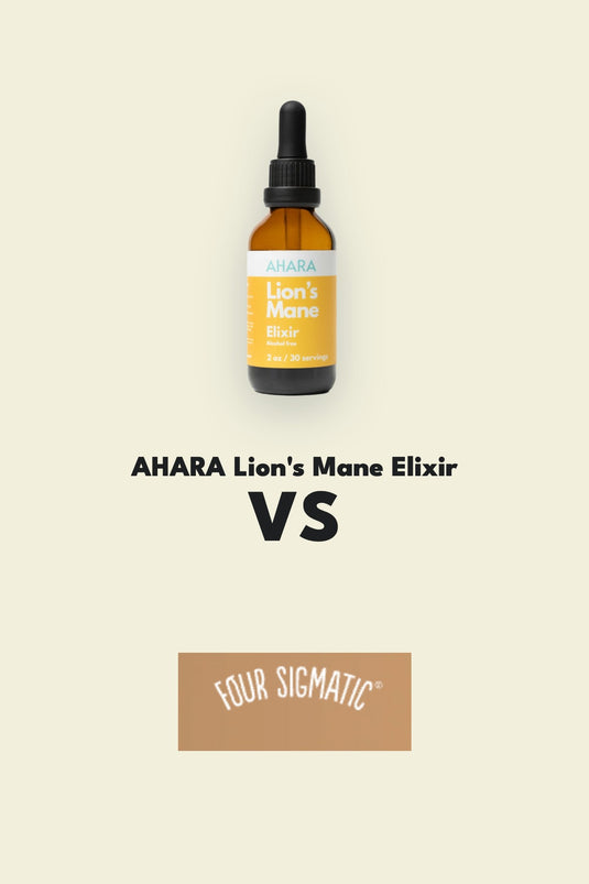 A clear morning, comparing the AHARA Lion's Mane Elixir with Four Sigmatic's lion's mane