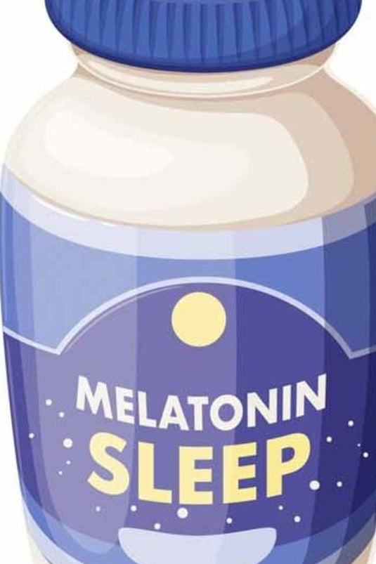 A bottle of melatonin