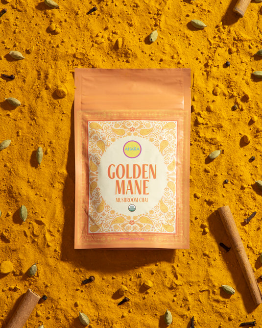 Golden Mane USDA Organic Mushroom Chai