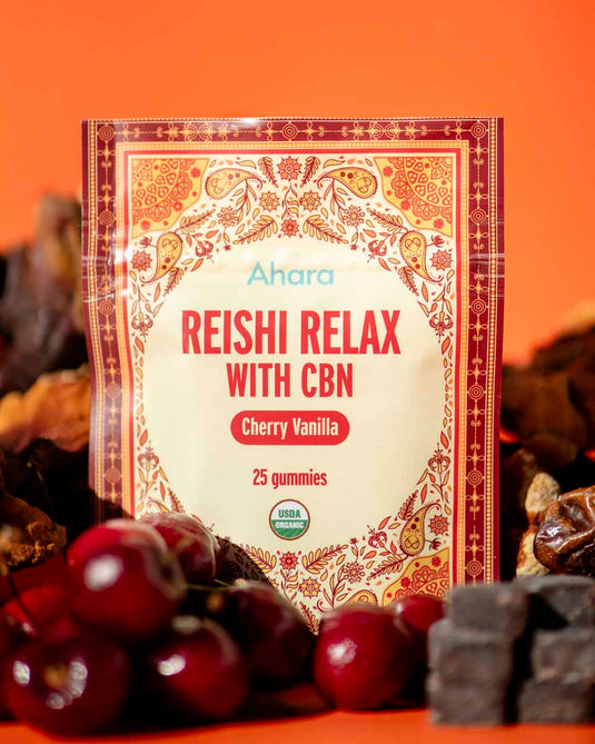 Reishi Relax Organic Gummies | Solventless Reishi Extract & CBN for Calmness