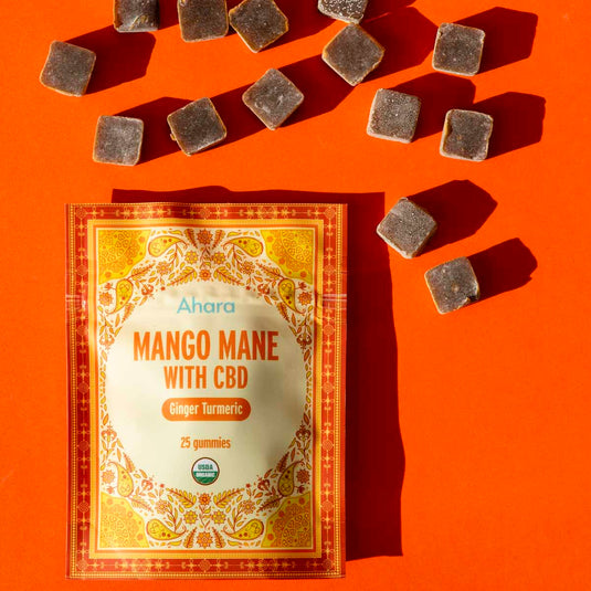 Mango Mane Organic Gummies | Solventless Lion's Mane Extract and CBD