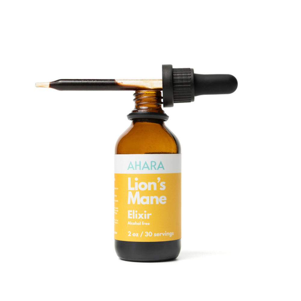 AHARA Organic Lion's Mane Elixir for focus